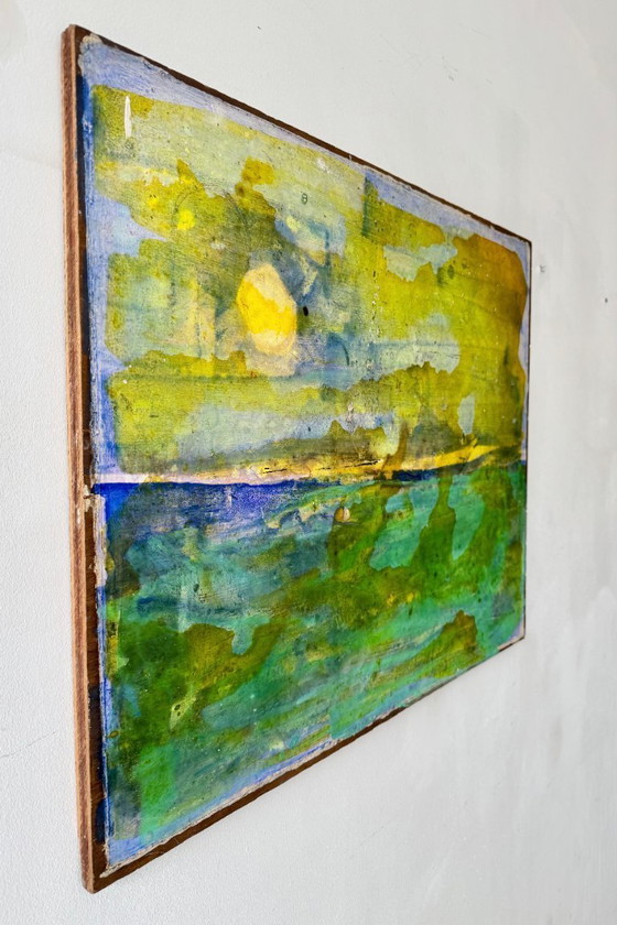 Image 1 of Abstract Painting on Board