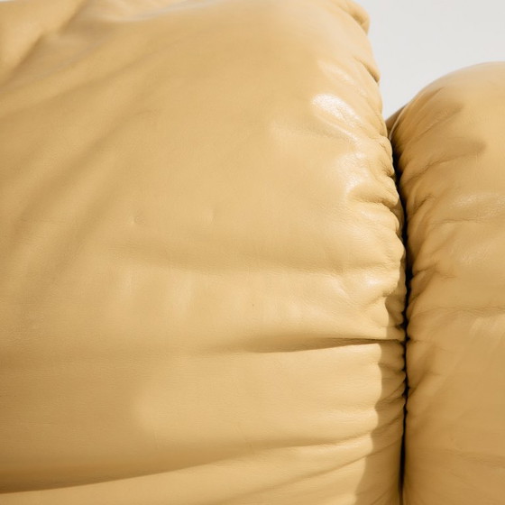 Image 1 of MK11585 Juego de cuero Maralunga de Vico Magistretti para Cassina. Juego de 3