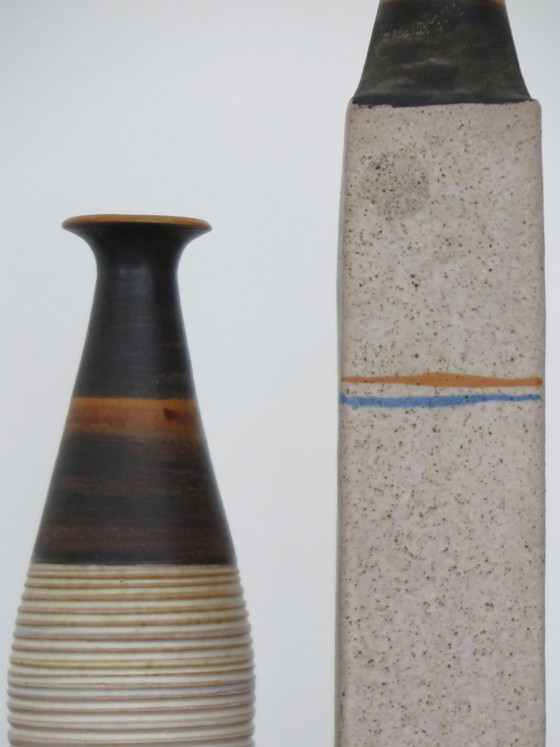 Vases en céramique d'Ivo Sassi, années 50, lot de 2 (photo 5 of 8)