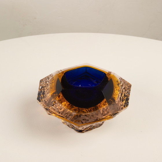 Cendrier sculptural en verre submergé par Gianfranco Mandruzzato Murano 1970 – Accessoires de table, Modern (photo 20 of 22)