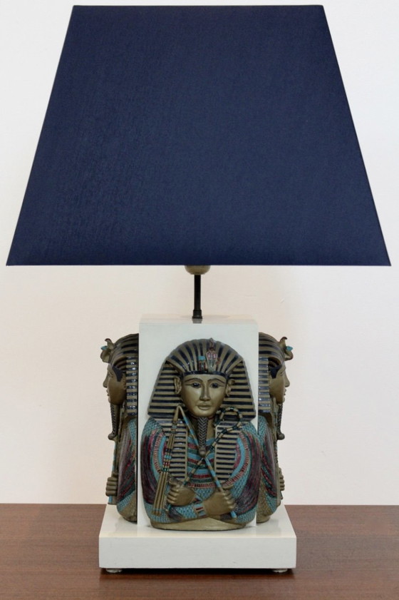 Esclusiva Lampada da tavolo Faraone Tutankhamon, Lampade da tavolo, Dorato (foto 4 di 11)