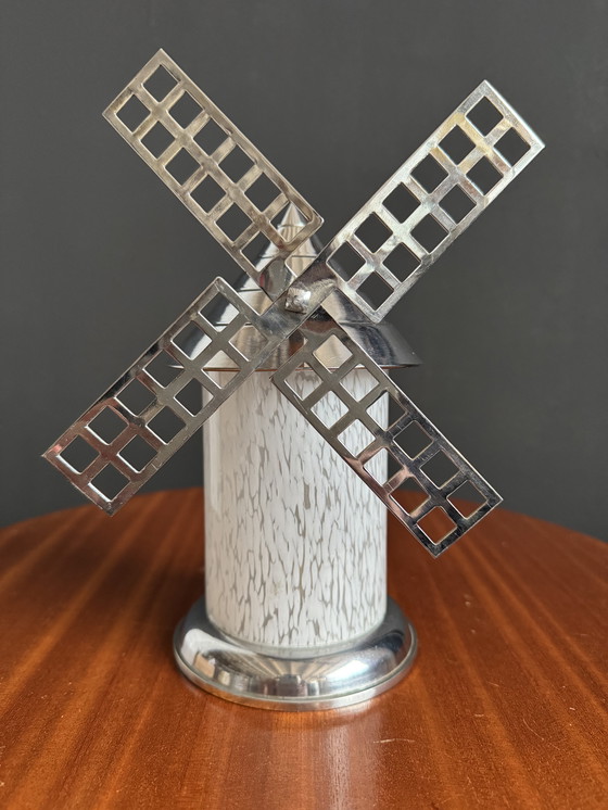 Image 1 of Art Deco Mill Night Light Lamp