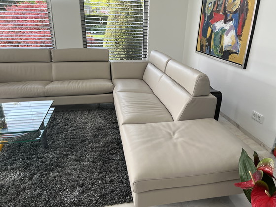 Image 1 of Canapé d'angle Leolux Horatio en cuir