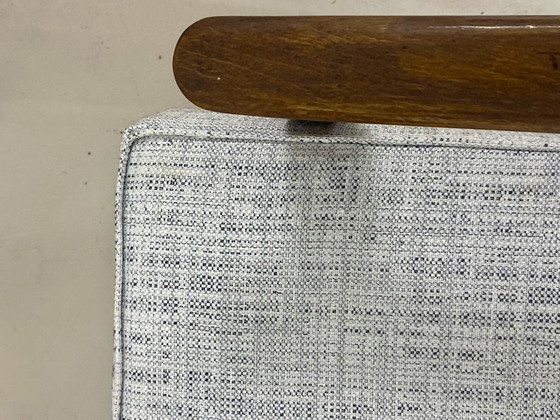 Image 1 of Zwei Henryk Lis 300-190 Sessel, 1970er Jahre, melierter graublauer Stoff. Ref.: Patty