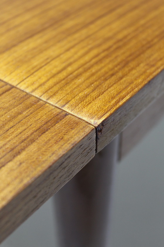 Image 1 of Vintage Square Extendable Dining Table - 1960s, Teak