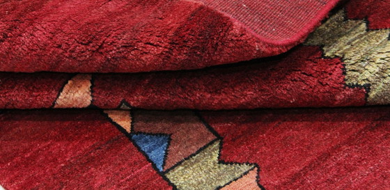 Image 1 of Original Persian carpet Gabbeh Ghashghai oriental carpet 192 cm x 119 cm old natural