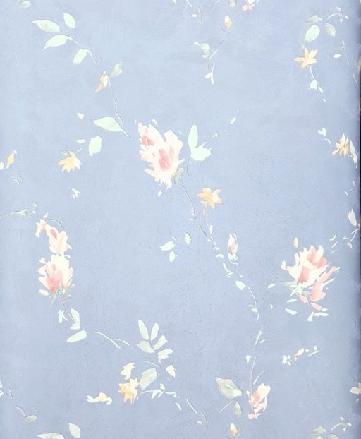 12681 Vintage Jaren 90 Bloemen Behang