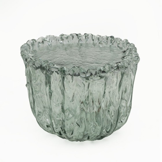 Image 1 of Coppia di tavolini in vetro di Murano color acquamarina di Tokujin Yoshioka