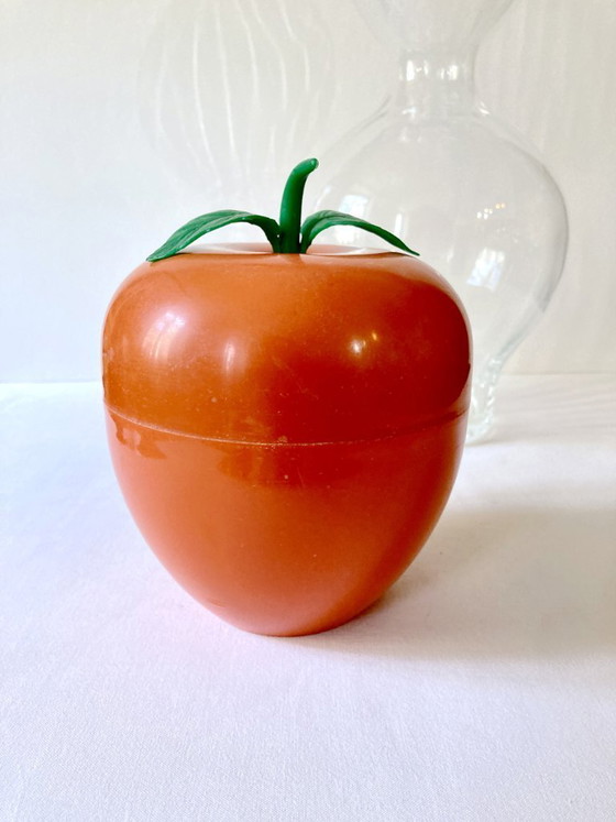 Image 1 of Apple-shaped ice bucket, made in Italy, 1970s