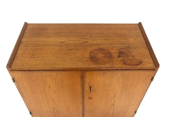 Mueble Bar Escandinavo de Teca, Sweden, 1950, Scandinavian (foto 6 de 7)