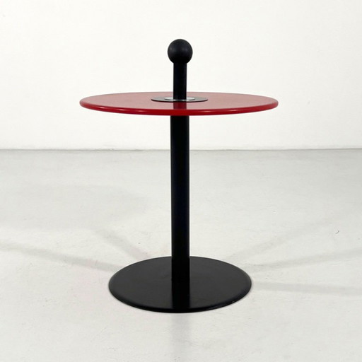 Red Postmodern Side Table from Ikea, 1980s