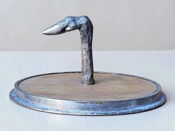Cheese and charcuterie platter – Table accessories, Wood, Metal, Vintage (photo 2 of 6)