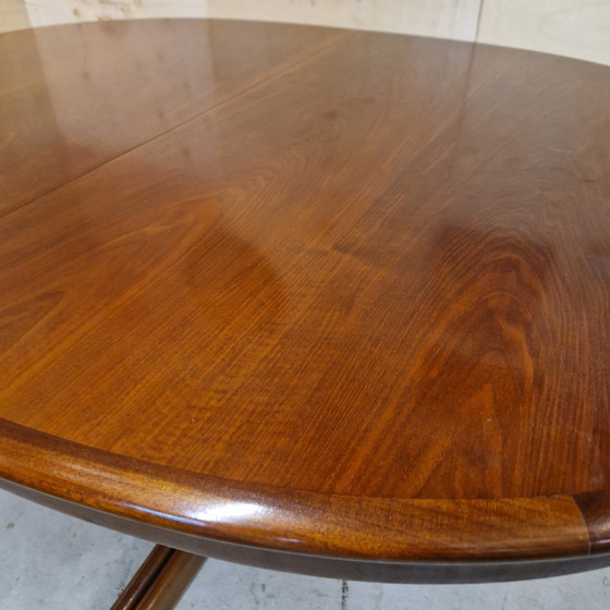 Image 1 of Tavolo da pranzo vintage allungabile Lübke, tavolo vintage in palissandro, tavolo ovale