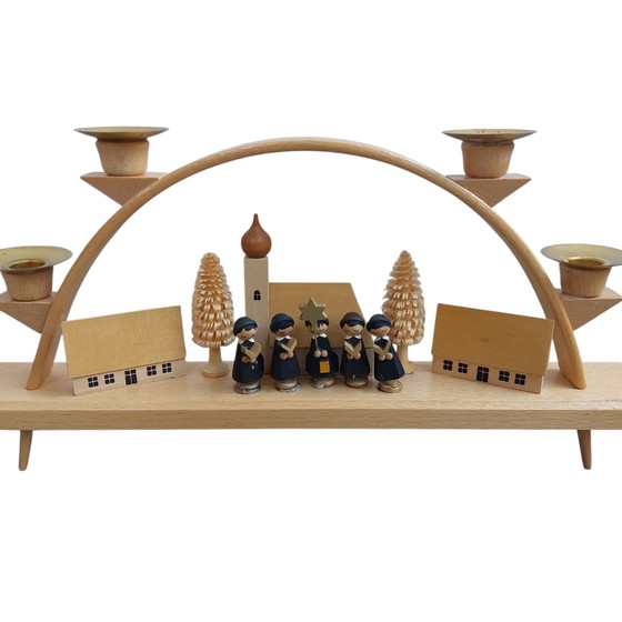 Image 1 of Erzgebirge kaarsenstandaard, kaarsenboog 