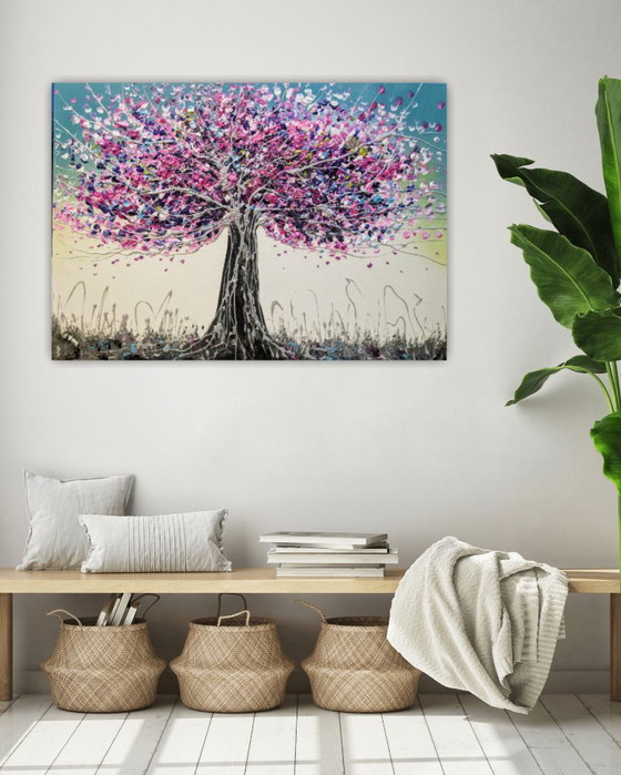 Evelina Vine - Wishes in Bloom - Artist's painting – Paintings & Drawings, Canvas (photo 3 of 8)