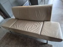 JORI Design Sofa: 2-4 Seater in Taupe Leather