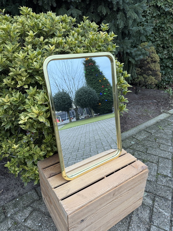 Image 1 of Hollywood Regency spiegel goudkleurig vintage wandspiegel