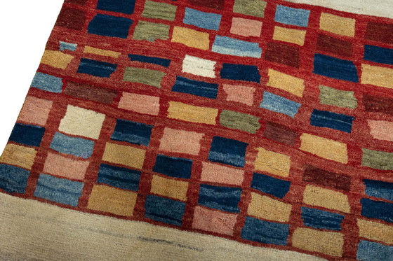 Image 1 of Tapis Gabbeh nomade noué à la main - 117 X 105 cm