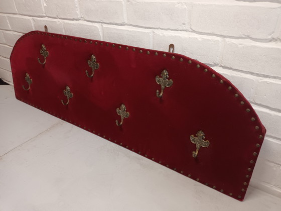 Image 1 of Vintage coat rack in velour
