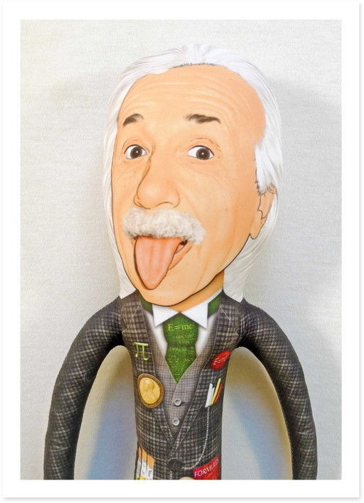 Sculpture scientifique d'Albert Einstein | Poupée d'art design | Objet de décoration intellectuel