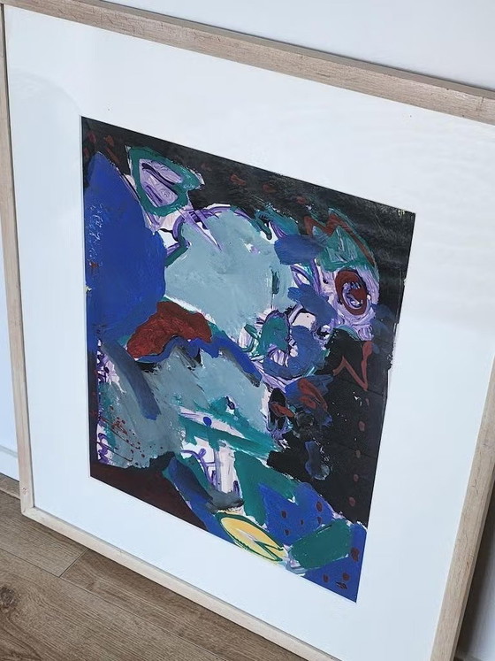 Image 1 of Peinture abstraite – Art moderne – Cadre fait main