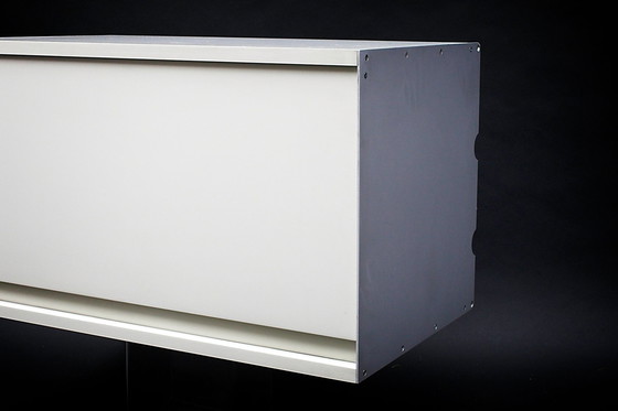Image 1 of Dieter Rams 606 doos 90cm | Vitsoe lichtgrijs 1960