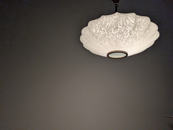 Image 1 of Lámpara de Techo en Cristal de Murano Moteado, Italia, 1960s