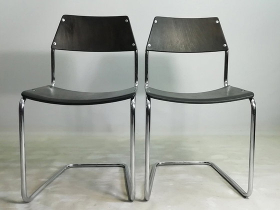 Image 1 of 8x MAUSER Cantilever Chair Set VINTAGE BAUHAUS Walter Papst