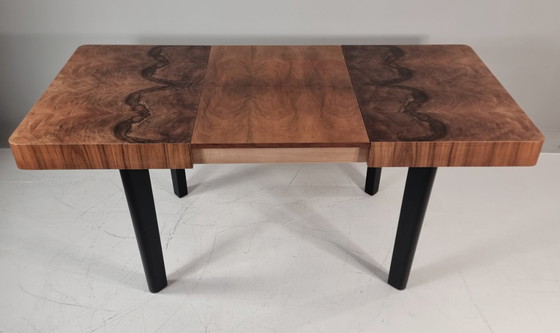 Image 1 of Art Deco Dining Table in Walnut, 1960s