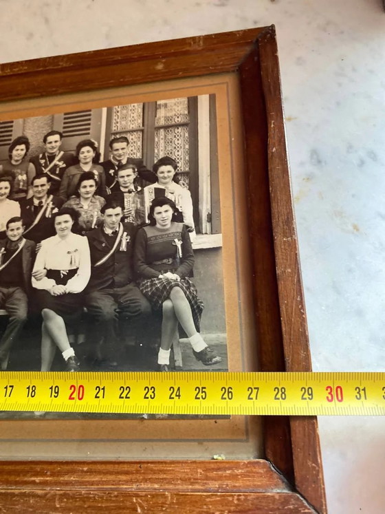 Fotografia di gruppo d'epoca, giovani musicisti e fisarmonicisti, incorniciata – Oggetti decorativi, Paper (photo 4 of 4)