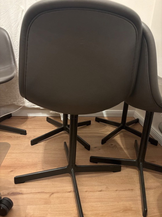 10 high-quality designer swivel chairs | Dark brown | 4-star base – Metal (photo 5 of 5)