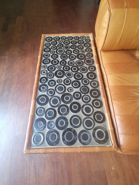 Image 1 of DE SEDE DS 88 modular sofa in cognac patchwork leather