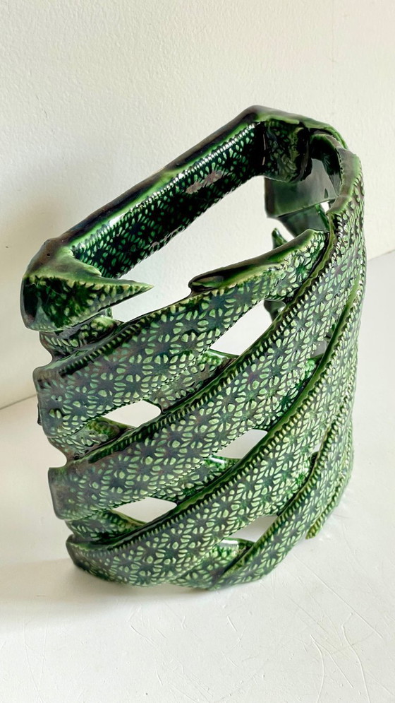 Image 1 of Vintage keramische wandlamp