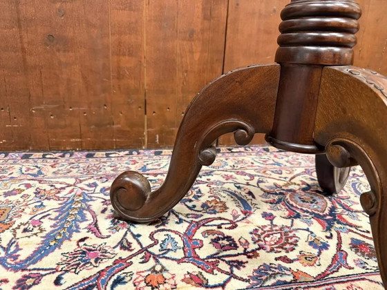 Classic english pied de stalle plant stand, Side tables, Brown, Chesterfield (photo 10 of 11)