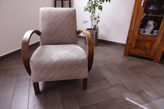 Image 1 of Halabala fauteuil - Type C, Iconisch Tsjecho-Slowaaks ontwerp uit de jaren 1950