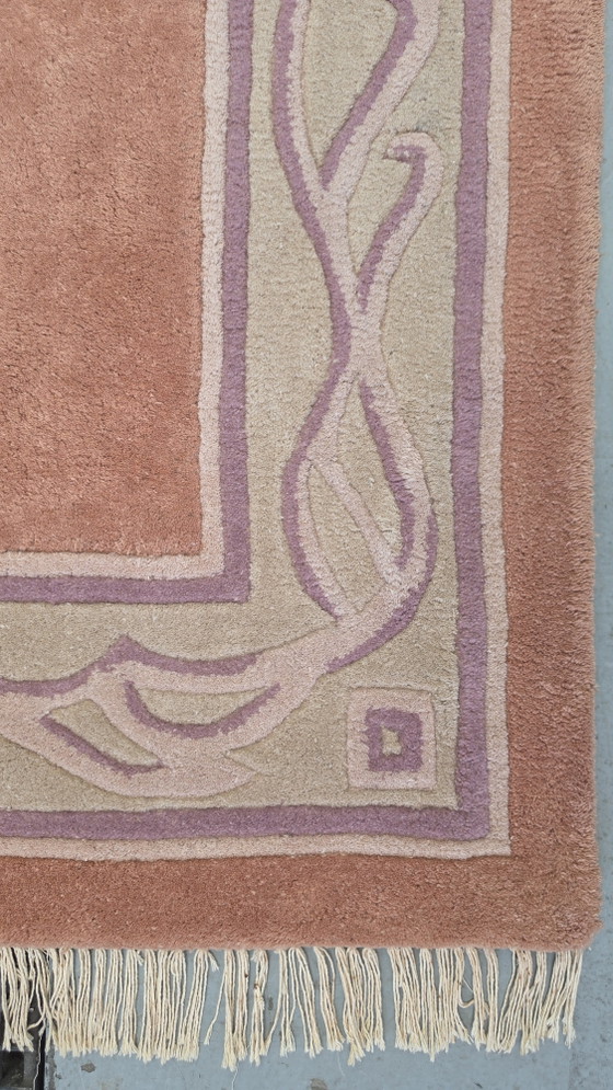 Image 1 of Alfombra oriental moderna y contemporánea de lana hecha a mano, 227x323cm.
