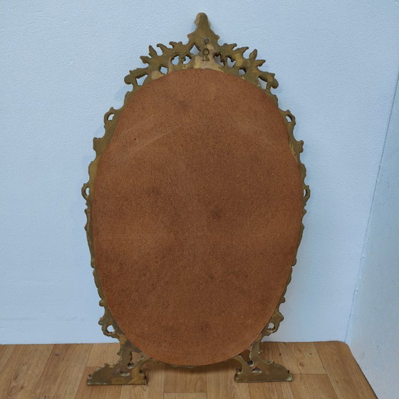 Image 1 of Grand miroir sur pied de style baroque et rococo, miroir de cheminée