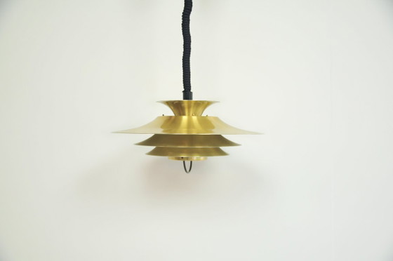 Gouden Schijven Trekhanglamp Vitrika – Hanglampen, Metal (photo 3 of 5)