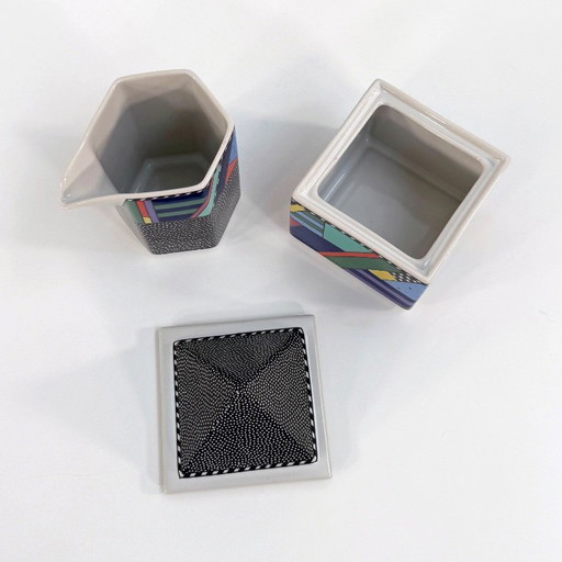 Milk & Sugar Set Scenario Metropol by Barbara Brenner for Rosenthal, 1990s