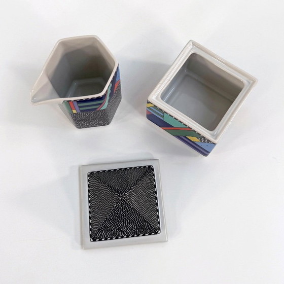 Image 1 of Milk & Sugar Set Scenario Metropol di Barbara Brenner per Rosenthal, anni '90