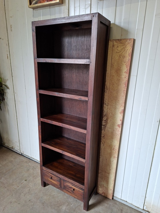 Klassieke boekenkast afm. 69x29cm en 196cm hoog. – Boekenkasten, Wood (photo 2 of 6)