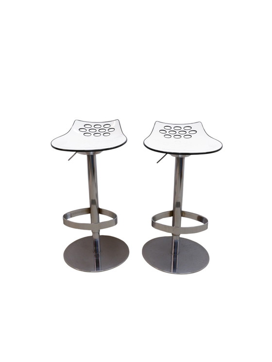Image 1 of Set of 2 Calligaris bar stools