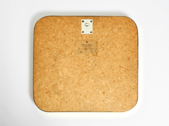 Image 1 of Prachtige originele Mid Century Moderne "Zier-Form" wandspiegel met zware messing lijst door "Münchener Zierspiegel".