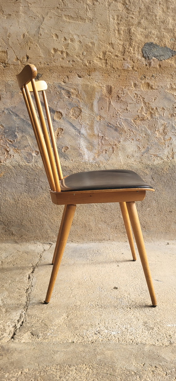 Image 1 of Paire de Chaises Menuet par Baumann, 1960's