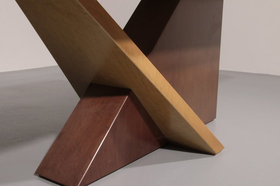 Image 1 of Mesa de comedor italiana de madera Saporiti, 1960