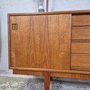 Credenza scandinava vintage 1960 in teak Mobile TV