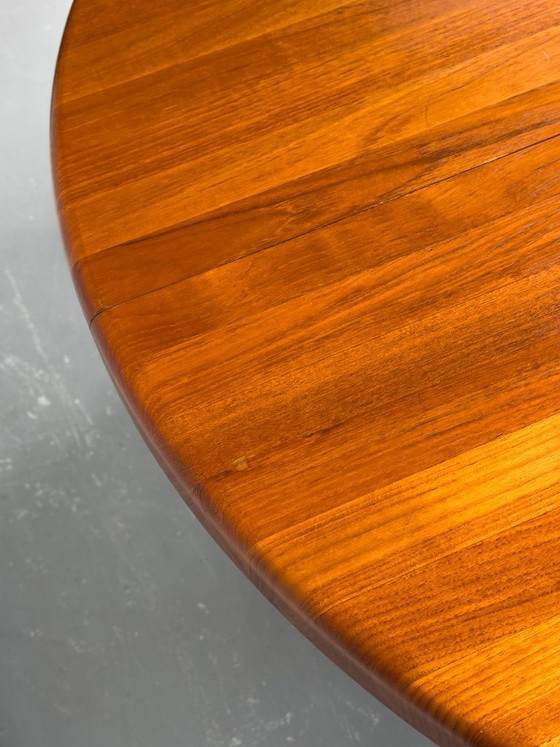 Vintage Teak Round Table – glostrup, Dining tables, Wood (photo 6 of 19)