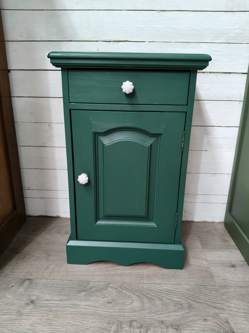 Nachtkastje 'groen'