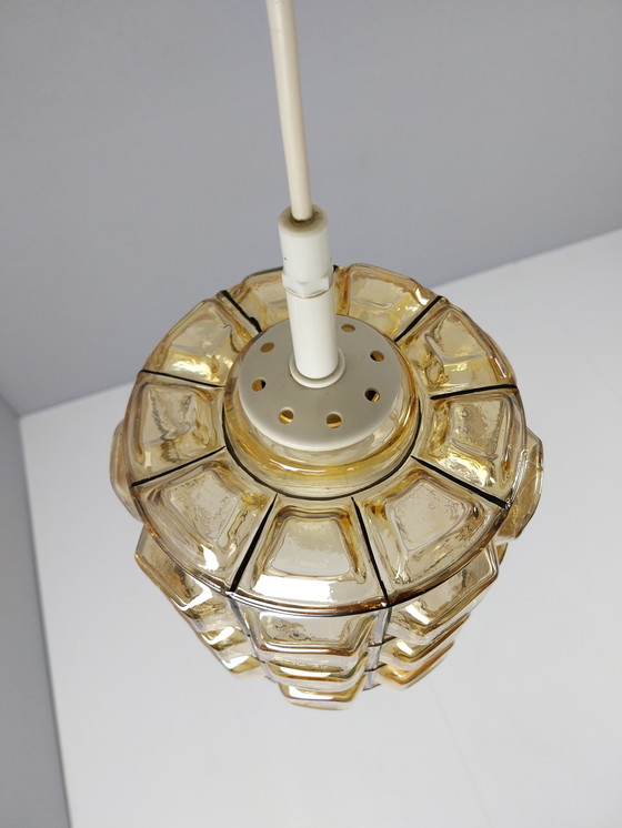 Image 1 of Vintage Hanglamp van Glashütte Limburg, Jaren 60