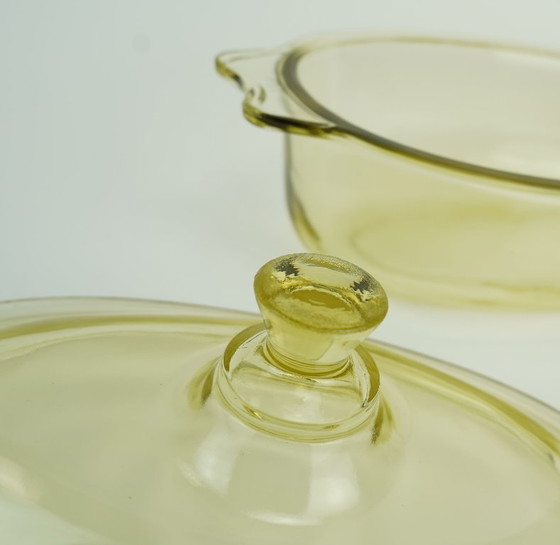 Image 1 of jenatherm CASSERUOLA baker 3052 jena glass wagenfeld bauhaus anni '50